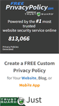 Mobile Screenshot of freeprivacypolicy.com